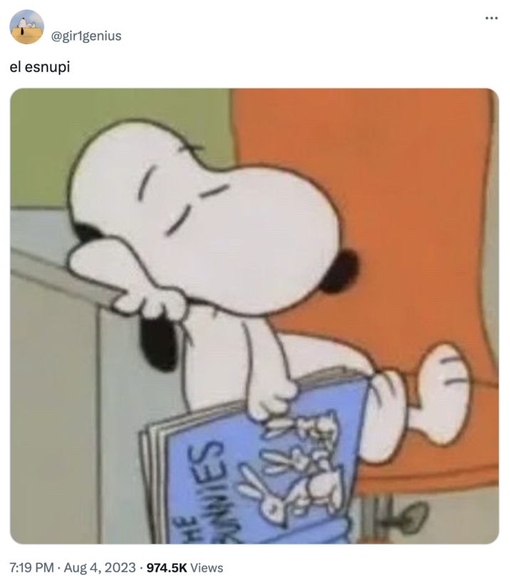 i love snoopy